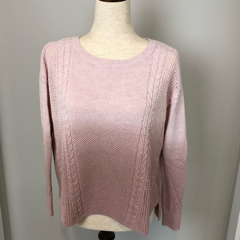 Women’s American Eagle Outfitters Pink Ombre Sweater Small